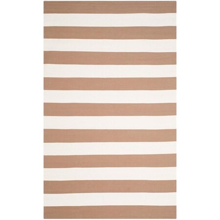Safavieh Montauk Hand Woven Rectangle Rug- Sand - Ivory- 6 X 9 Ft. MTK712M-6